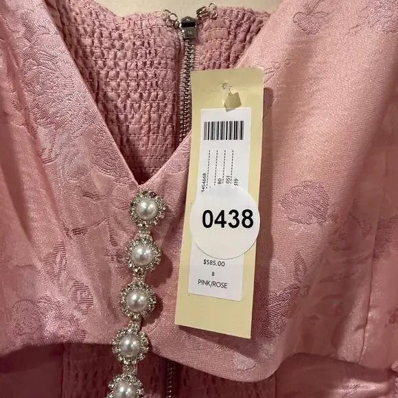 V. Chapman Anthropologie Pink Maxi Dress
